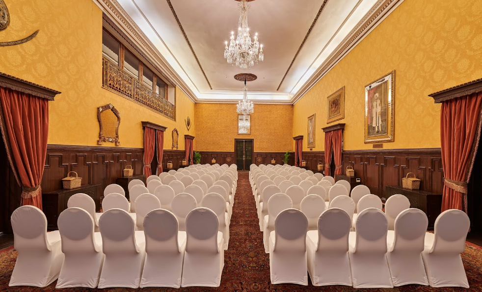 Inaugural Grand Ballroom setup for the launch ceremony
